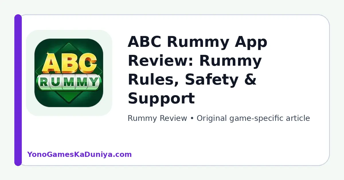 ABC Rummy Rummy Review featured article image