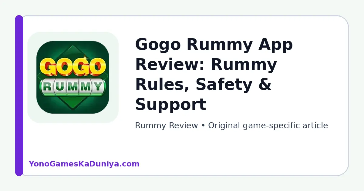 Gogo Rummy Rummy Review featured article image