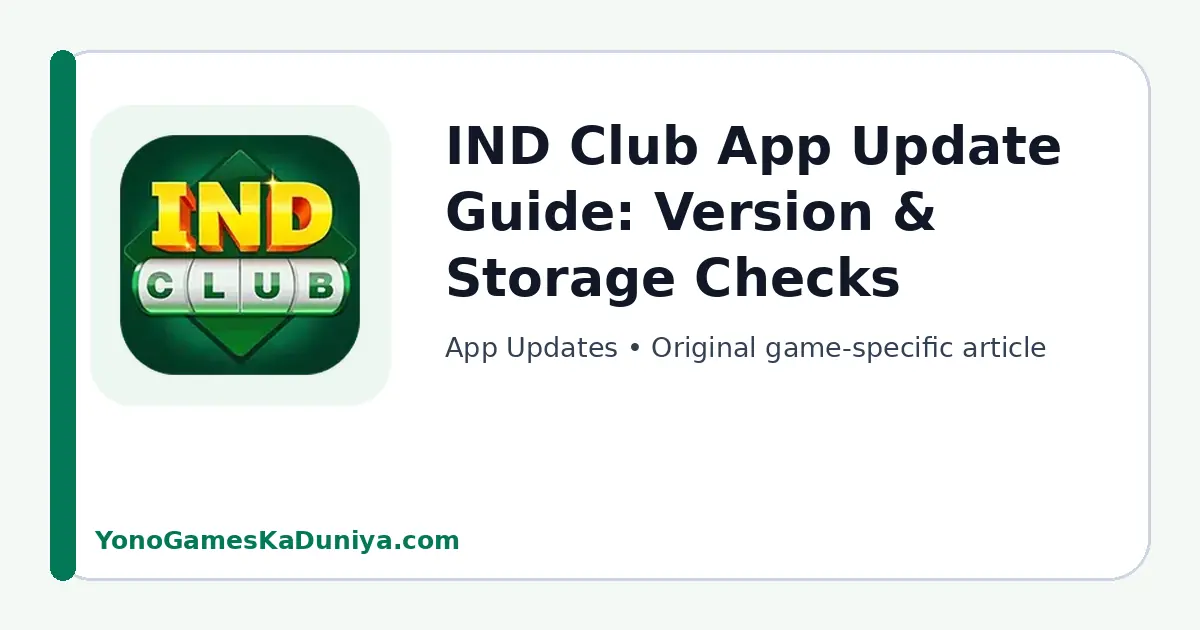 IND Club App Updates featured article image