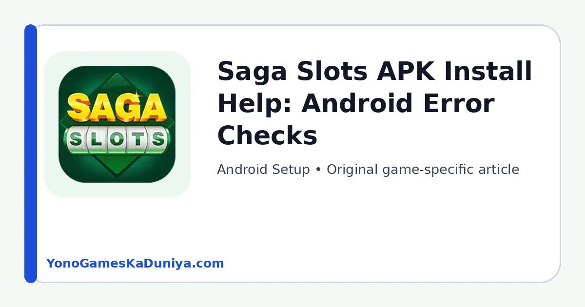 Saga Slots Android Setup featured article image
