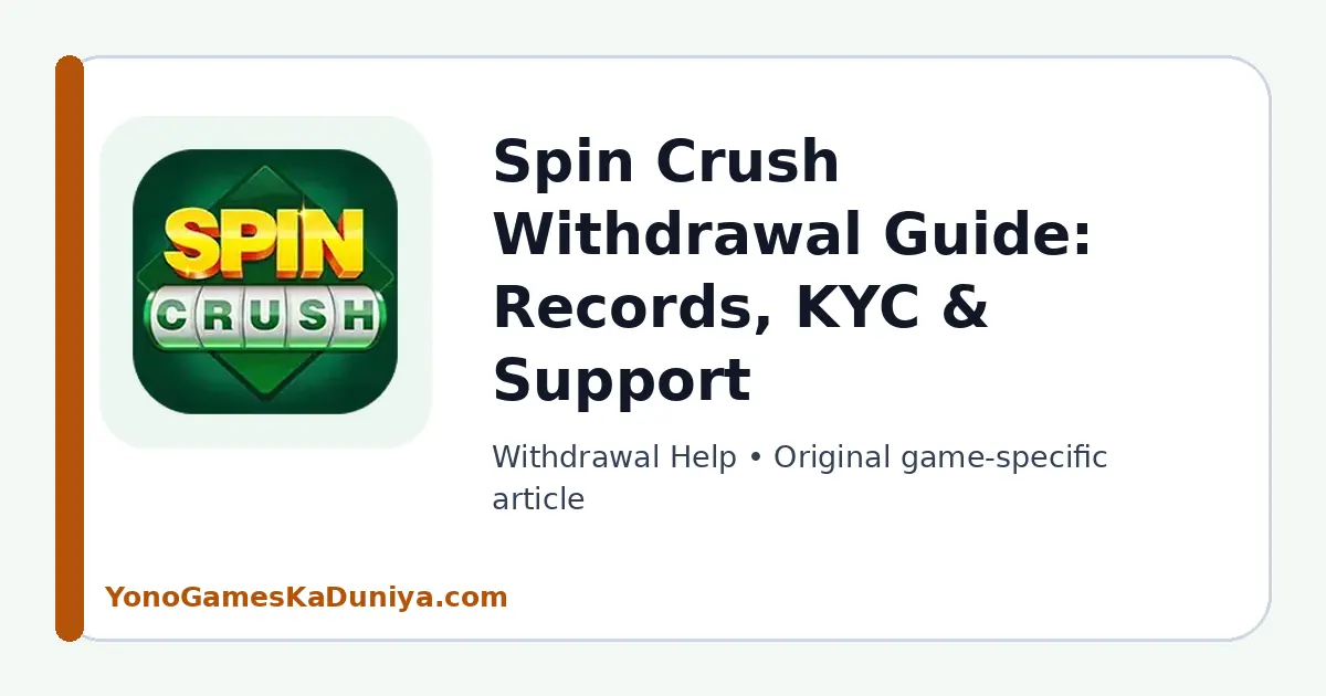 Spin Crush Withdrawal Help featured article image