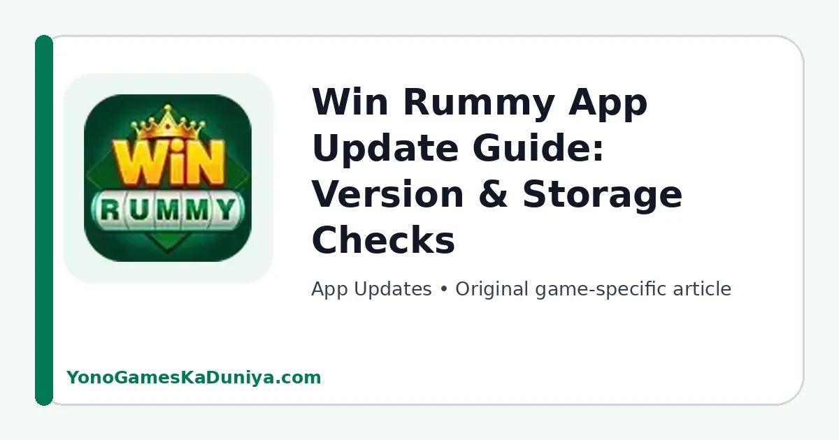 Win Rummy App Updates featured article image