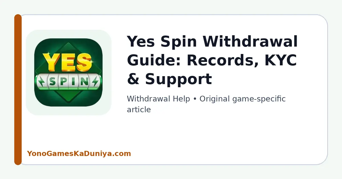 Yes Spin Withdrawal Help featured article image